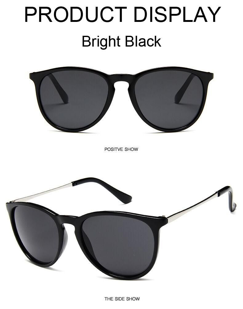 Round Cat Eye Sunglasses Man Retro Shades Male Sun Glasses