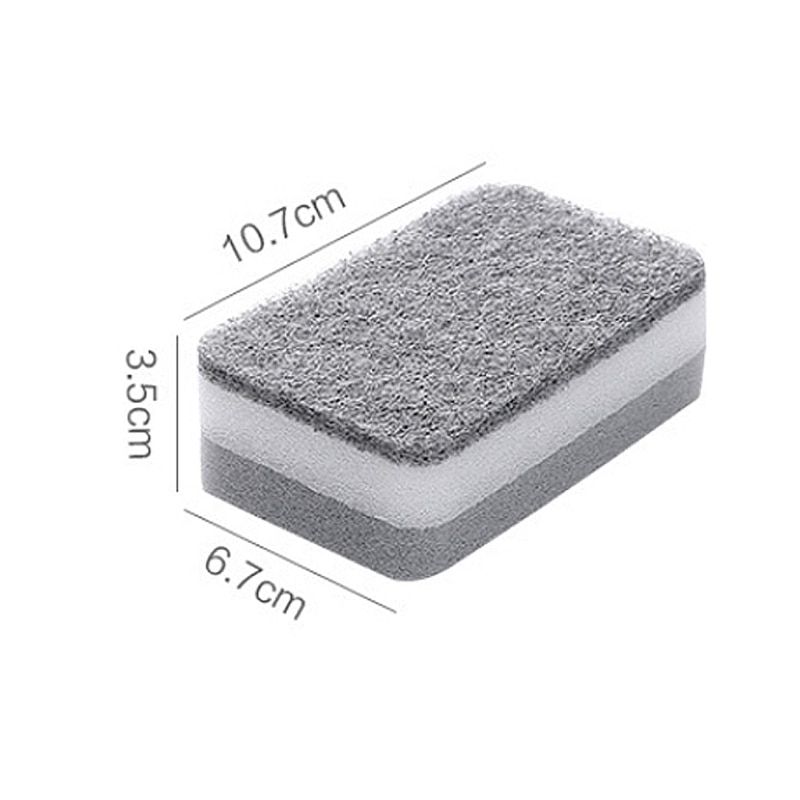 5PCS/SET Sponge Cleaning Dish Washing Catering Scourer Scouring Pads Kitchen Household Tools For Kitchen-5pcs Color