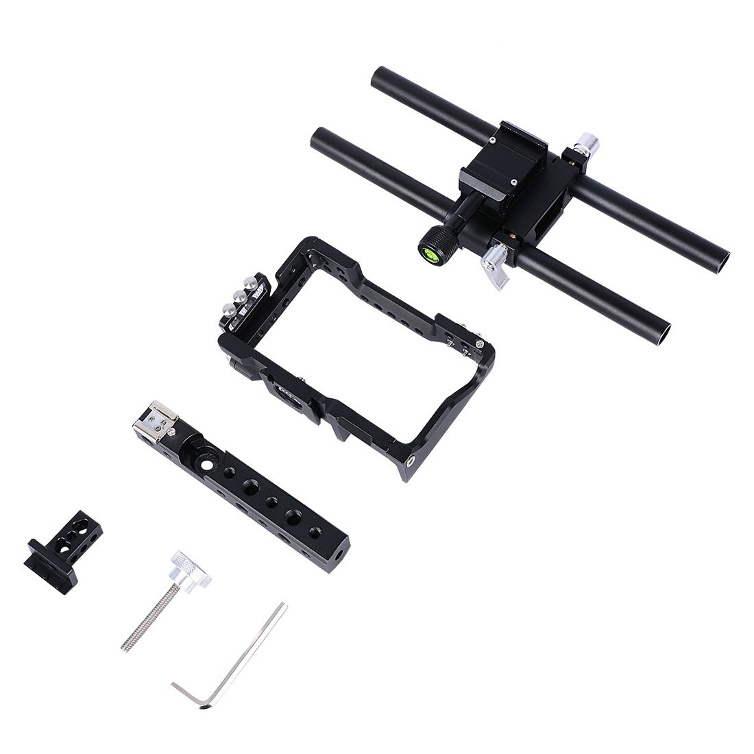 YELANGU YLG0905A Camera Video Cage Handle Stabilizer For Sony A6000/A6300/A6400/A6500(Black)