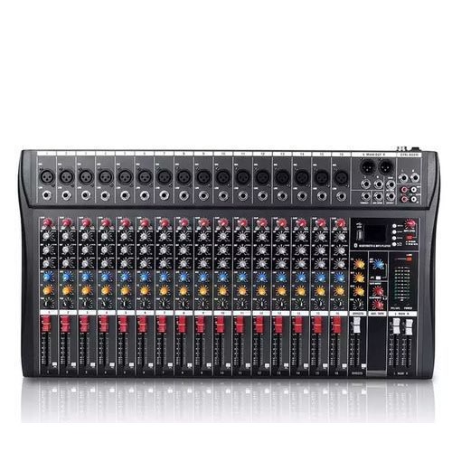 Professional 16 Channels Bluetooth Audio Mixer With Usb Port