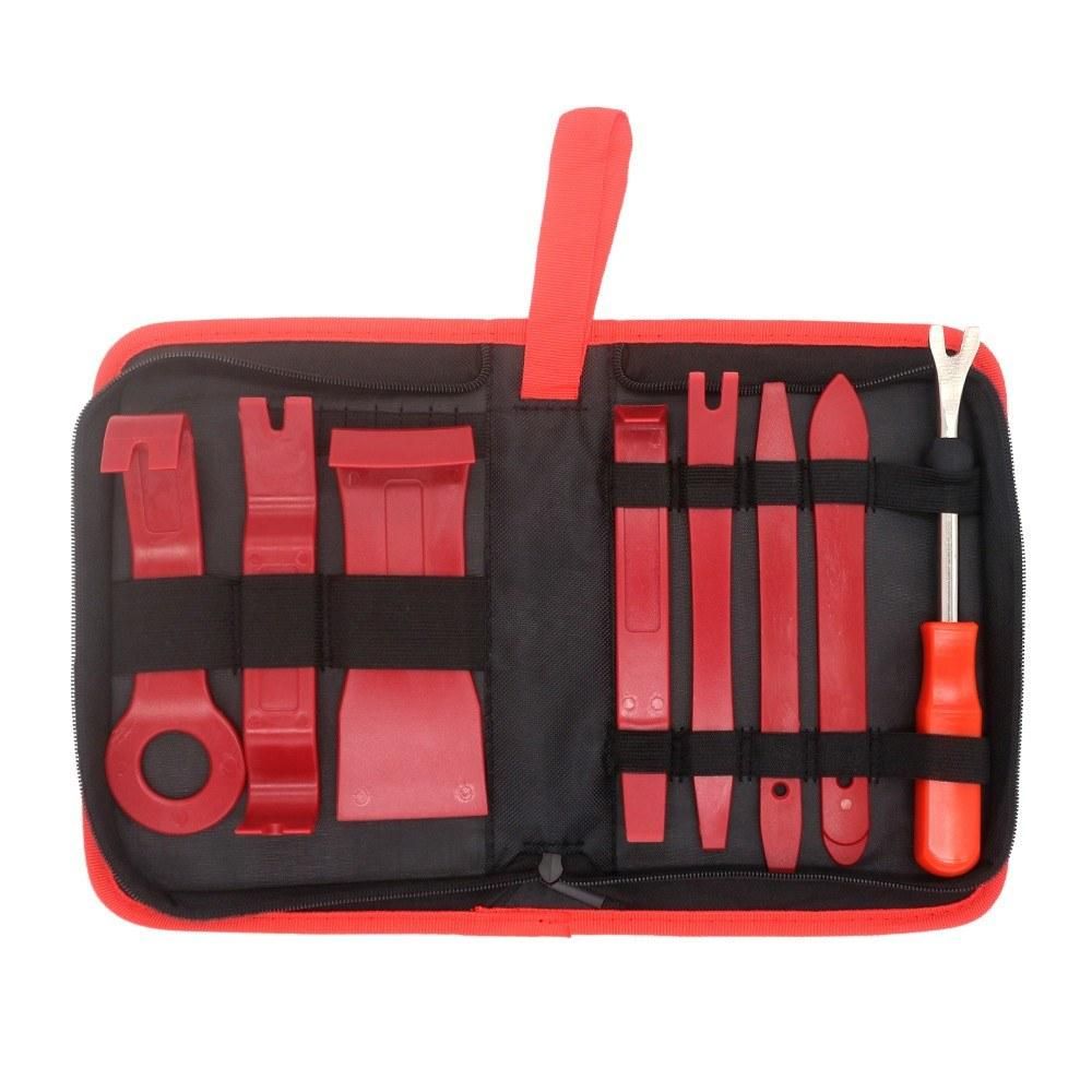 8Pcs Trim Removal Tool Kit Auto Car Audio Radio Door Panel Clip Pliers Fastener Remover Pry Repair Hand Tool