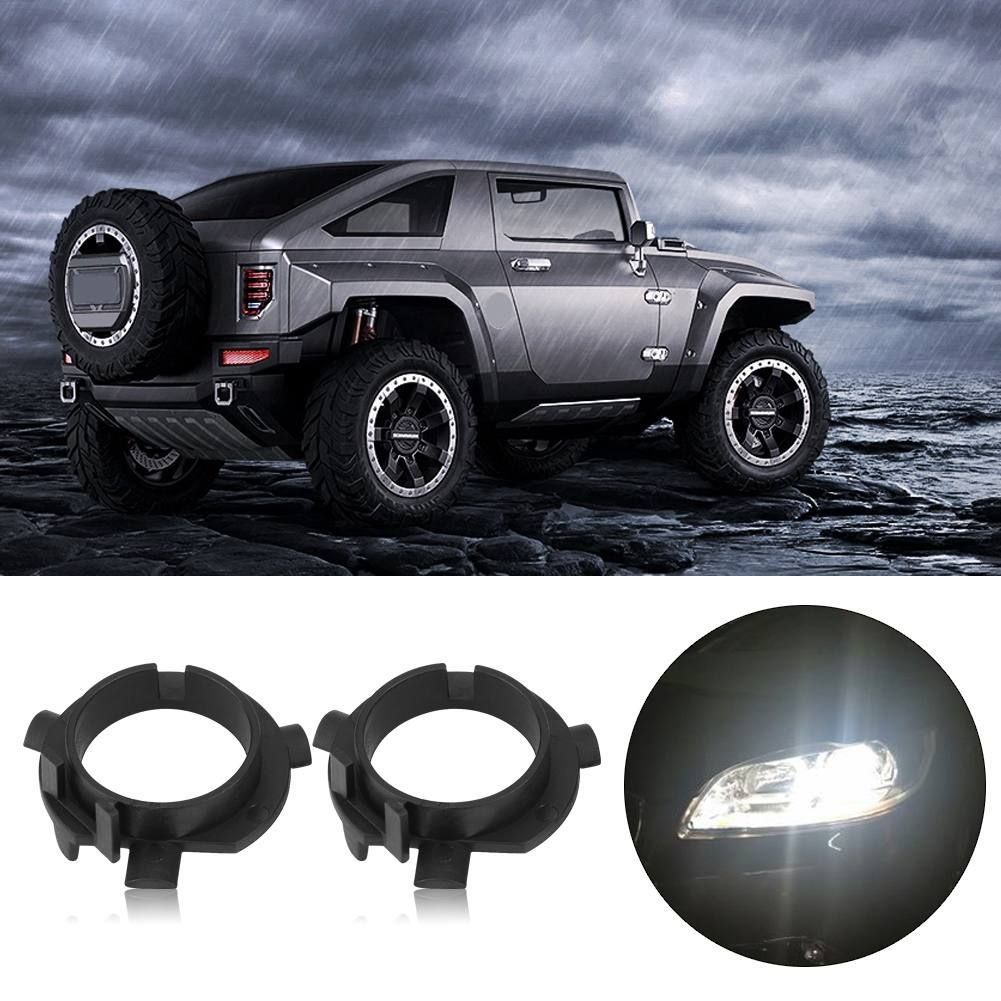 1 Pair H7 LED Headlight Adapter Retainer Holder For KIA K4
