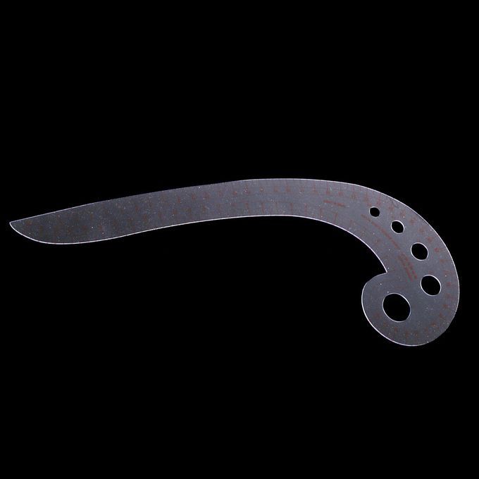 118 Inch Long Sewing Ruler Multi Functional Comma Shaped Clear Curve