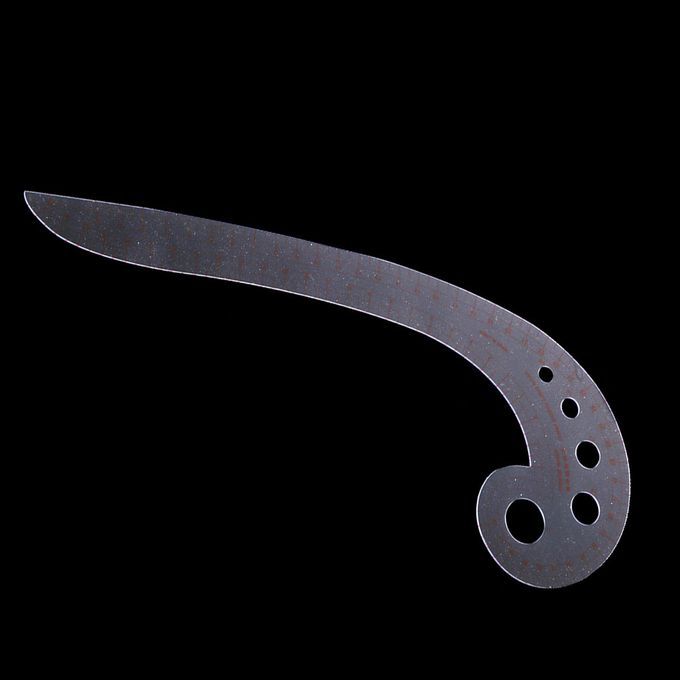 118 Inch Long Sewing Ruler Multi Functional Comma Shaped Clear Curve