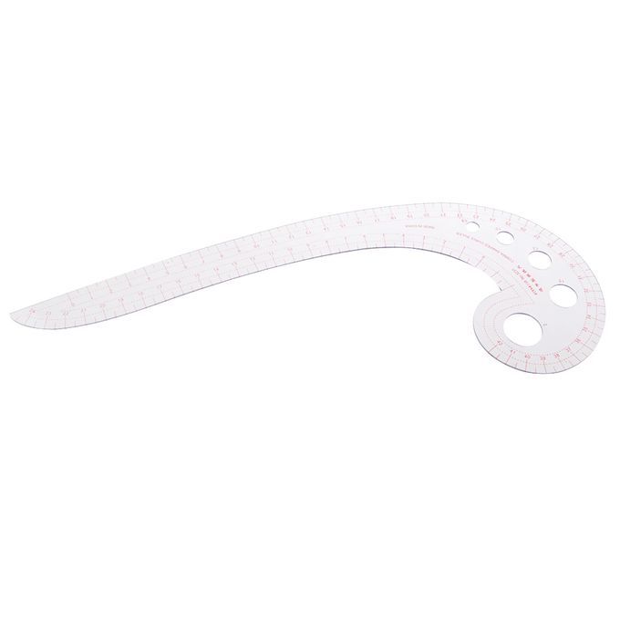 118 Inch Long Sewing Ruler Multi Functional Comma Shaped Clear Curve