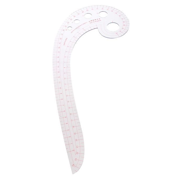 118 Inch Long Sewing Ruler Multi Functional Comma Shaped Clear Curve