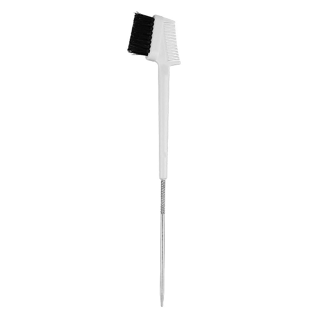 Eyebrow Eyelash Comb Brow Brush Beauty  Hair Edge Comb White