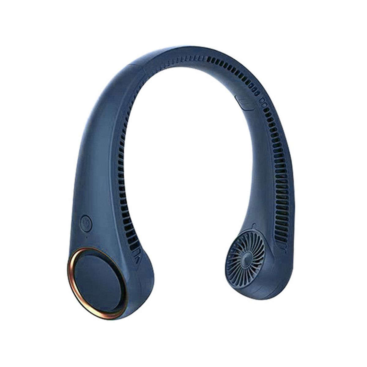 Portable Neck Fan 360 Degree Free Rotatable ABS USB-Blue