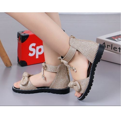 Black Friday Deal Princess Shoes Little Girl Soft-soled Children Roman Shoes