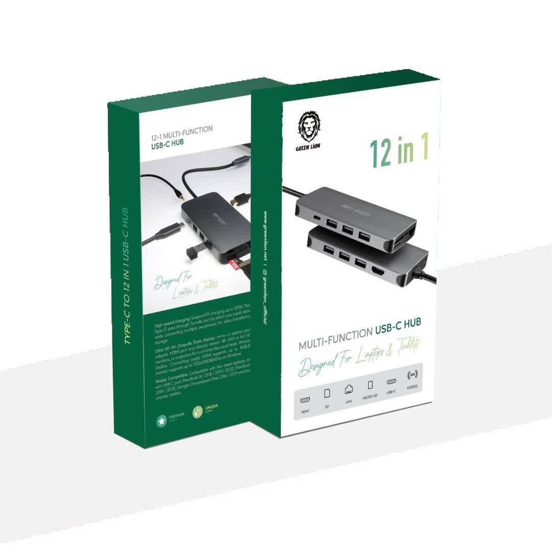 GREEN 12 IN 1 USB C HUB GN12IN1HUB
