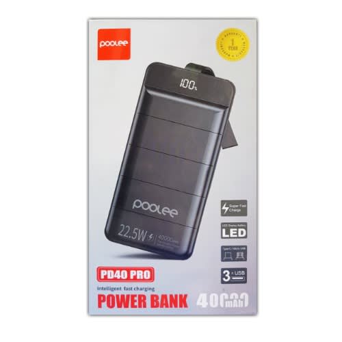 Poolee P40 Pro Power Bank - 40000mAh