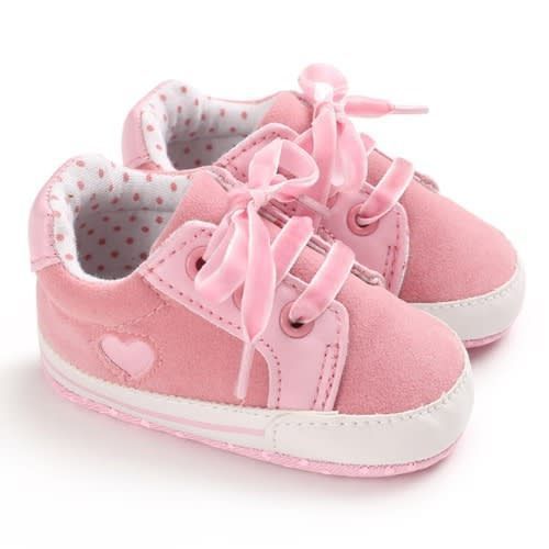 Unisex Newborn Baby First Walkers Toddler Sneakers - Pink