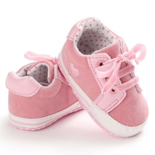 Unisex Newborn Baby First Walkers Toddler Sneakers - Pink