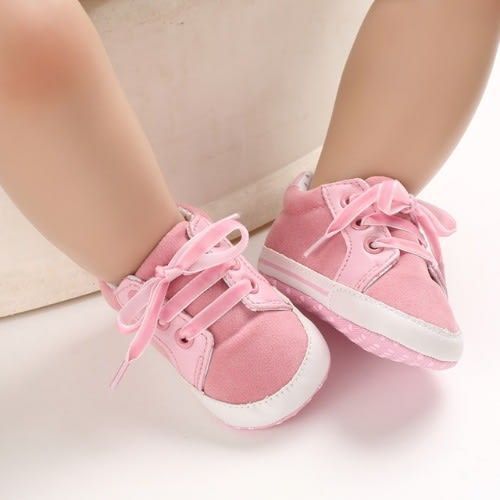 Unisex Newborn Baby First Walkers Toddler Sneakers - Pink