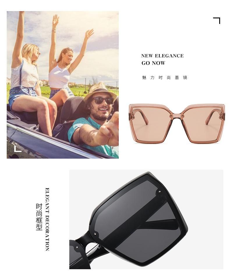 Women's Sunglasses Large Frame UV Protection Sunglasses Grey