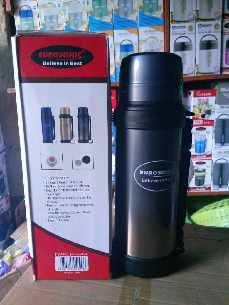 Stainless Steel Vacuum Hot/Cold Water Flask 2000ml