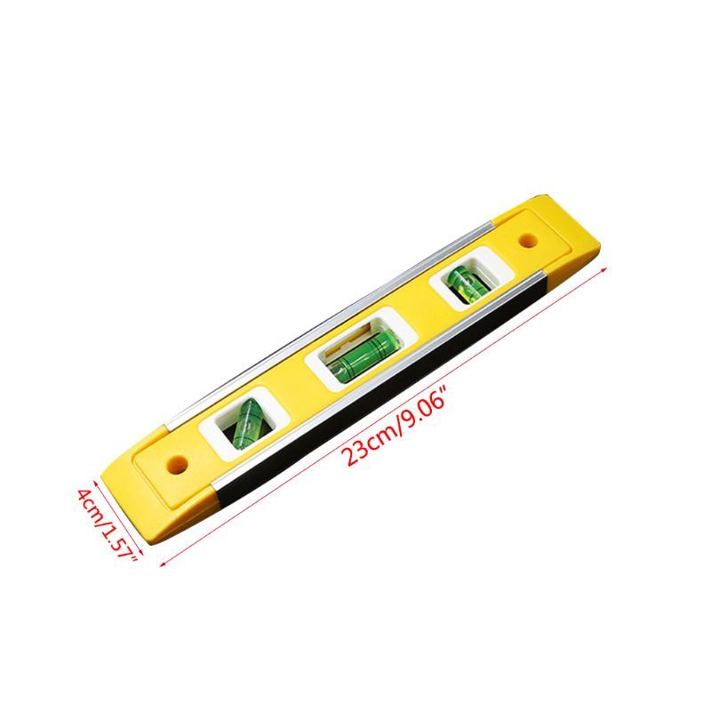 Alloy Leveler With Different High Visibility Vial Yellow