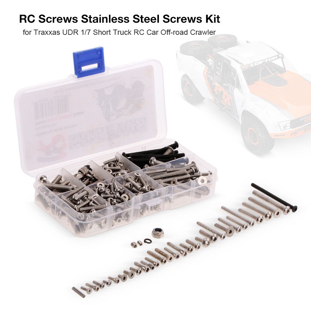 RC Screws Stainless Steel Screws Kit For Traxxas UDR 1/7