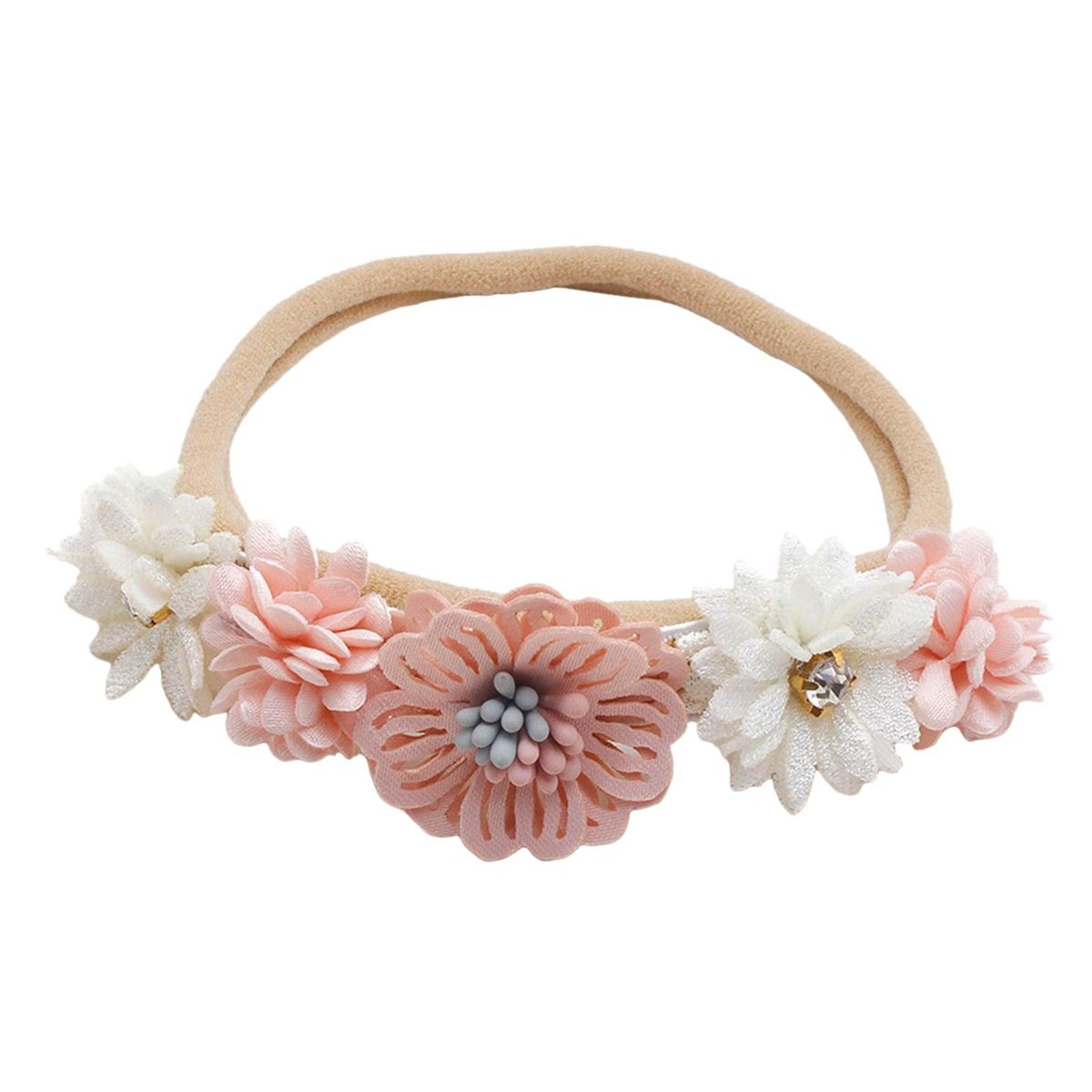 Baby Girl Floral Headbands Headwear Elastic For  A