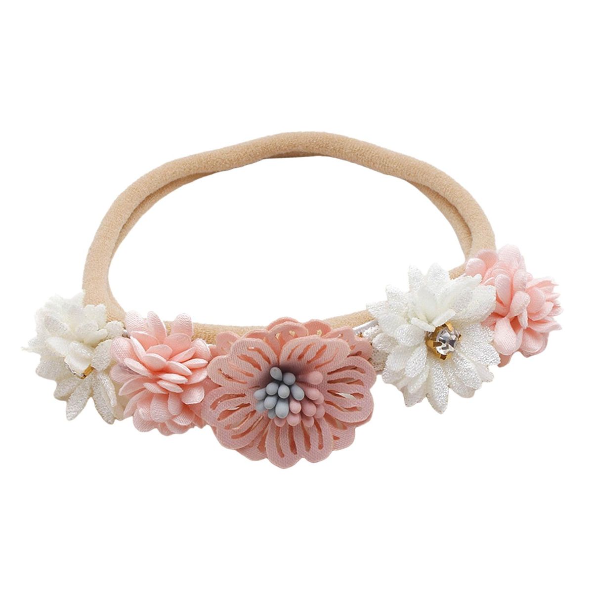 Baby Girl Floral Headbands Headwear Elastic For  A