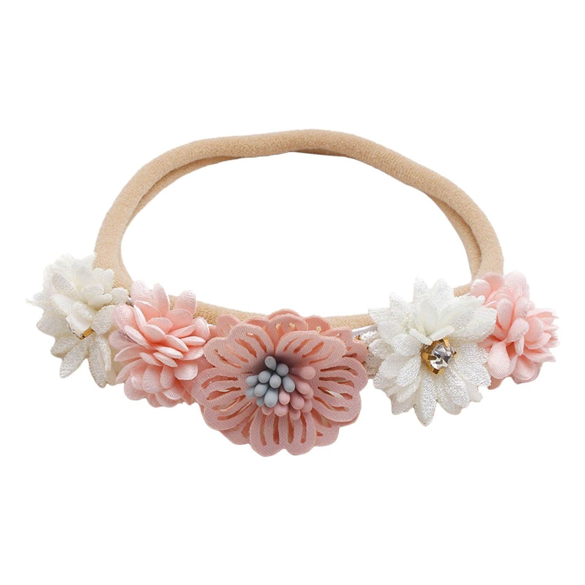Baby Girl Floral Headbands Headwear Elastic For  A