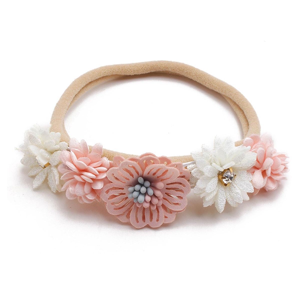 Baby Girl Floral Headbands Headwear Elastic For  A