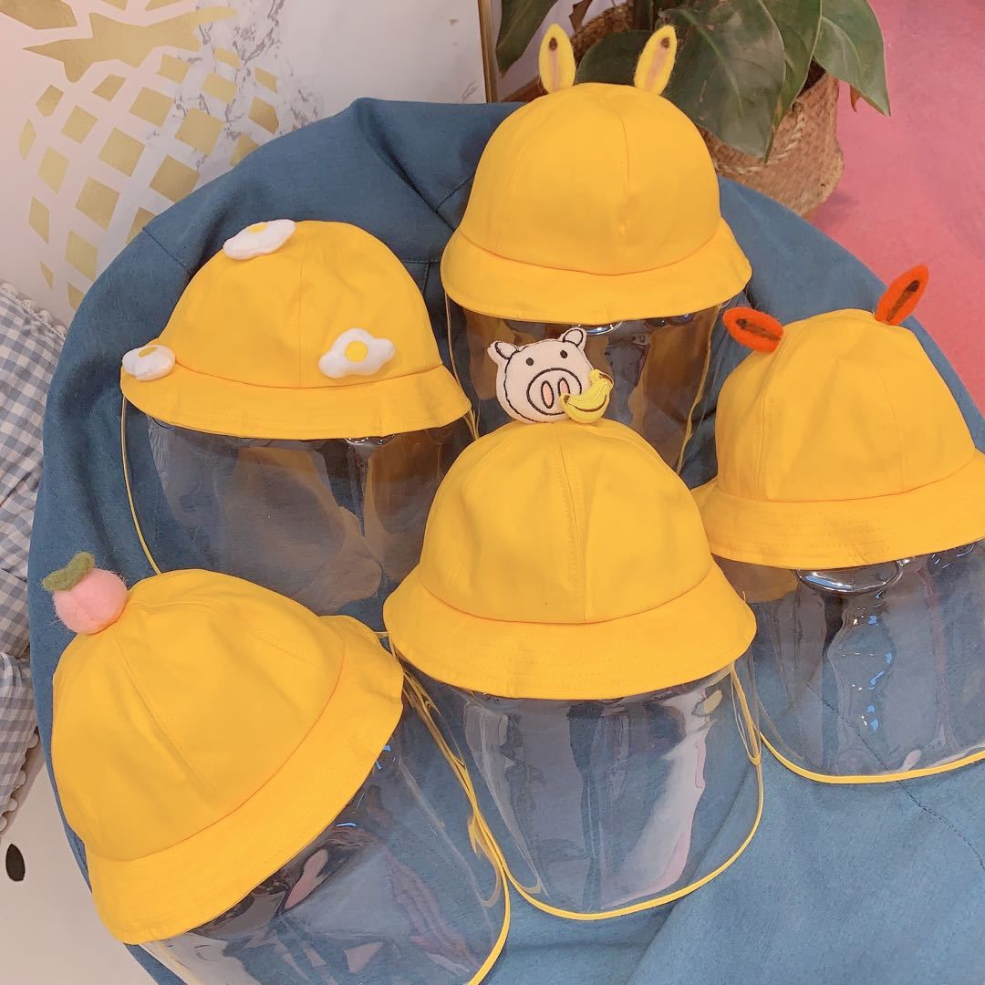 Baby Kids Anti-virus Windproof Anti-saliva Face Cover Cap