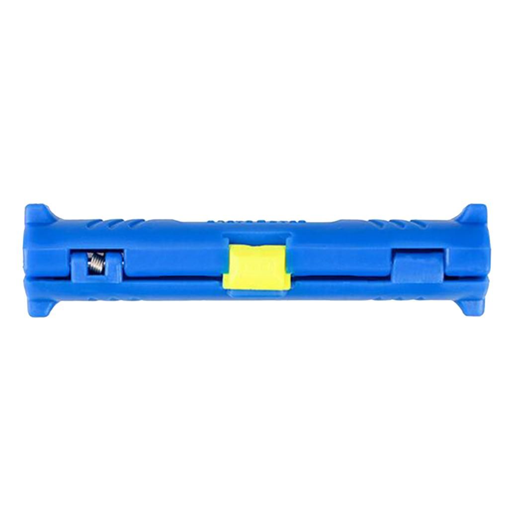 Electric Wire Stripper Cylindrical  Stripping Machine Blue