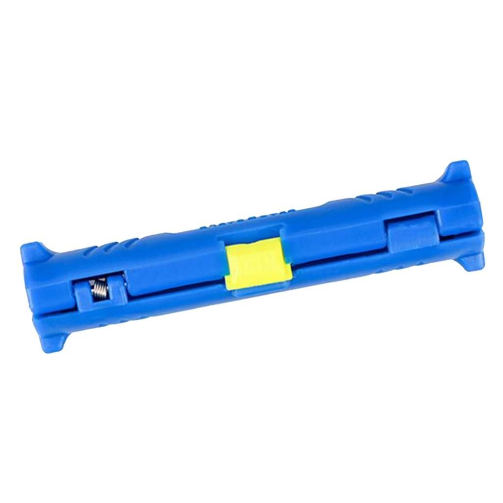 Electric Wire Stripper Cylindrical  Stripping Machine Blue