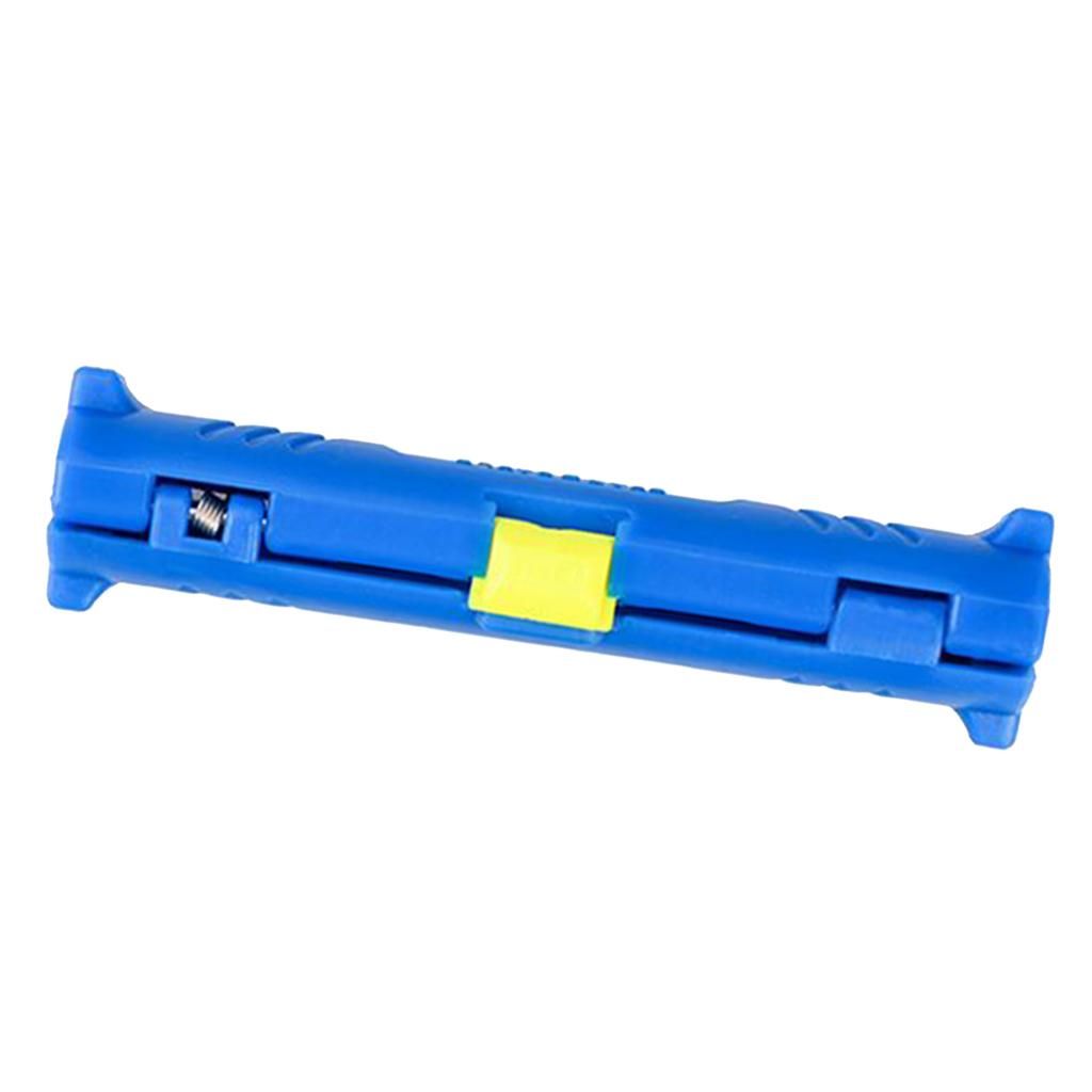 Electric Wire Stripper Cylindrical  Stripping Machine Blue