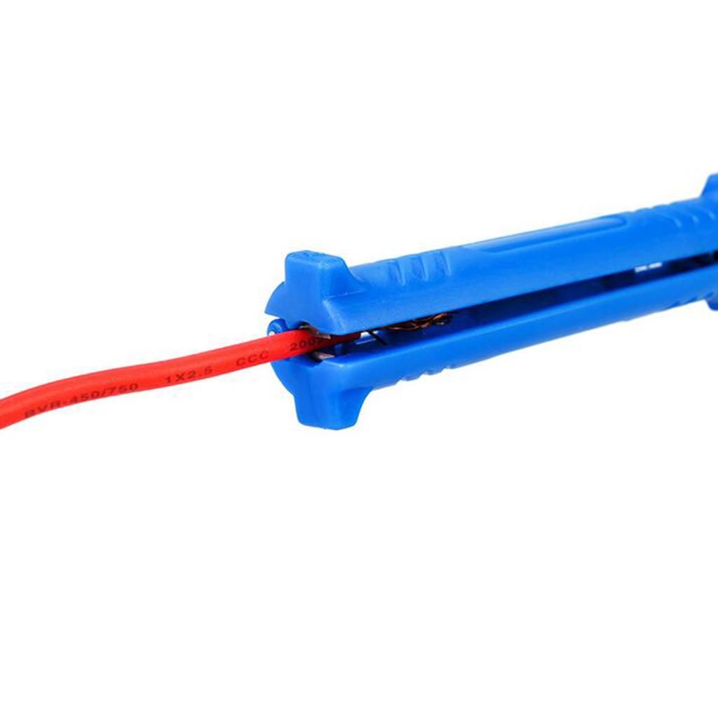 Electric Wire Stripper Cylindrical  Stripping Machine Blue