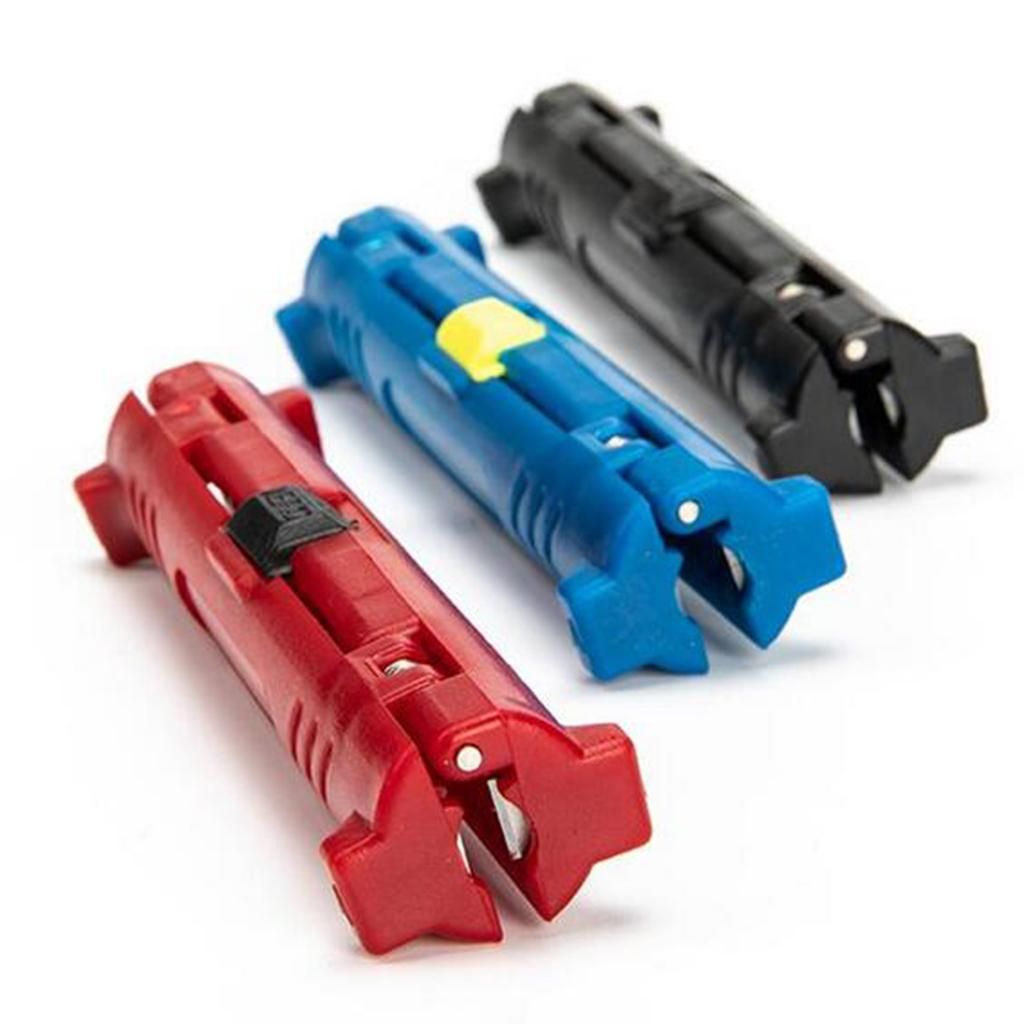 Electric Wire Stripper Cylindrical  Stripping Machine Blue