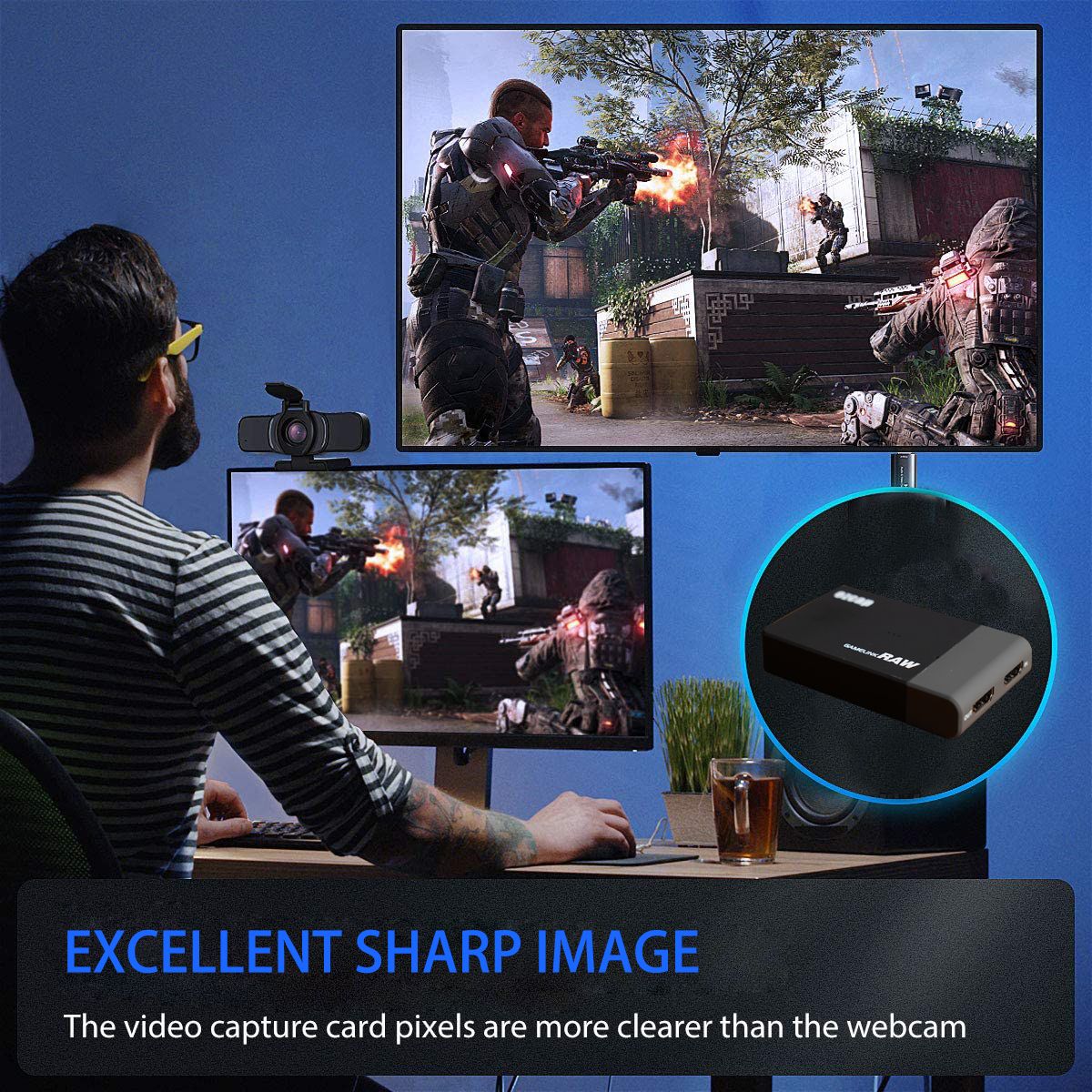 Real 4k 30hz 1080p 60fps 120fps USB 3.0 HDMI-compatible Video Capture Card Ultra HD Video Recording Device Live Streaming Box