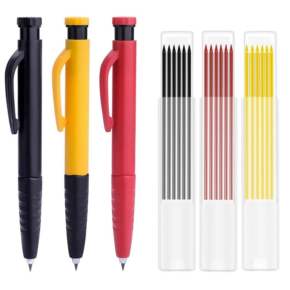 3Pcs Pencils for , Pencil for Construction Drawing Marking