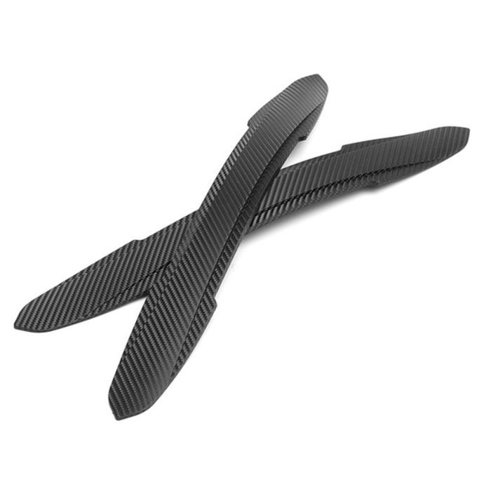 2Pcs Universal Car Side Bumper Anti-Scratch Strips-Black