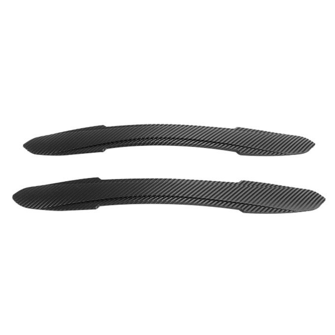 2Pcs Universal Car Side Bumper Anti-Scratch Strips-Black