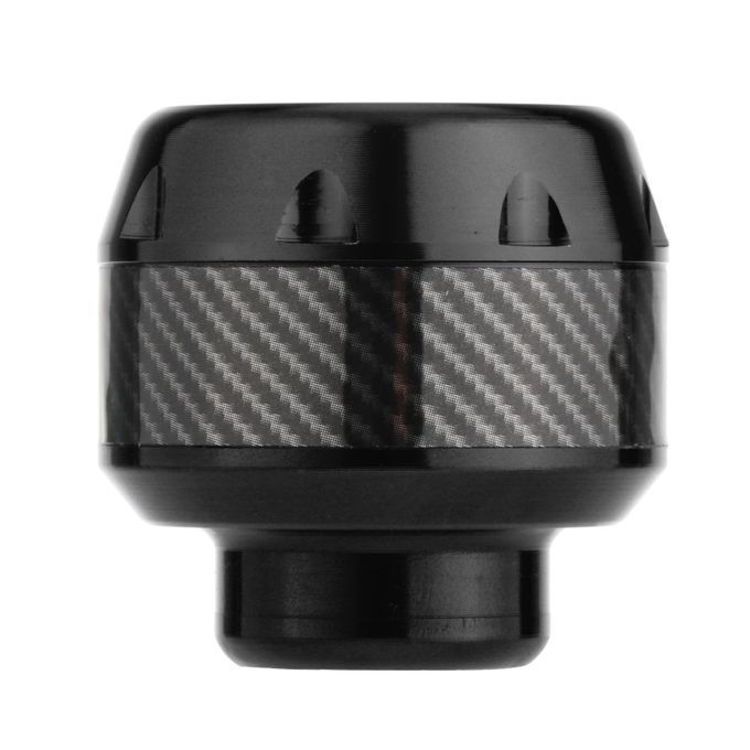 2 Pieces Motorbike Falling Protector Fork Frame Sliders Caps Black