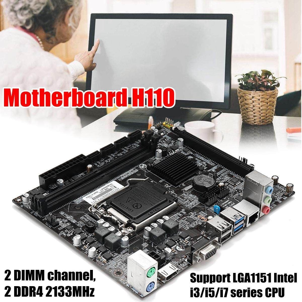 NEW For Intel Desktop Computer H110 DDR4 Motherboard Mainboard I3/i5/i7 Series
