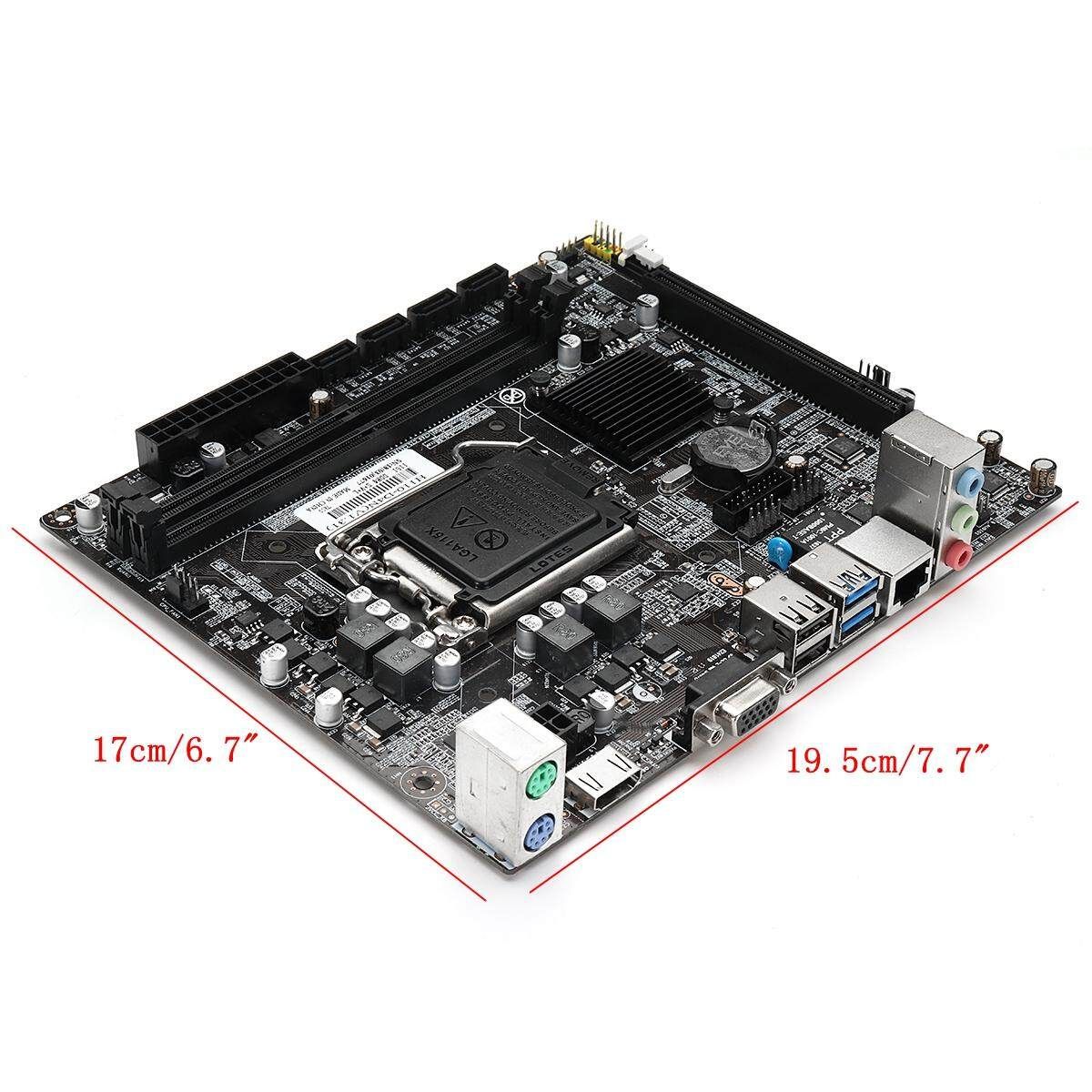 NEW For Intel Desktop Computer H110 DDR4 Motherboard Mainboard I3/i5/i7 Series
