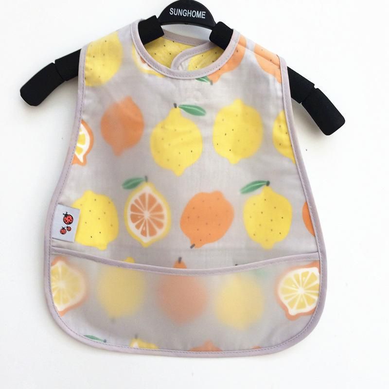 4PCS EVA Waterproof Lunch Feeding Bibs