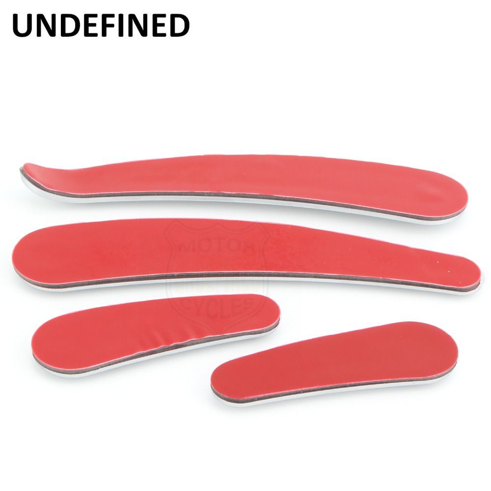 Motorbikes Chrome 4pcs Cerved Swingarm Frame Insert Set For