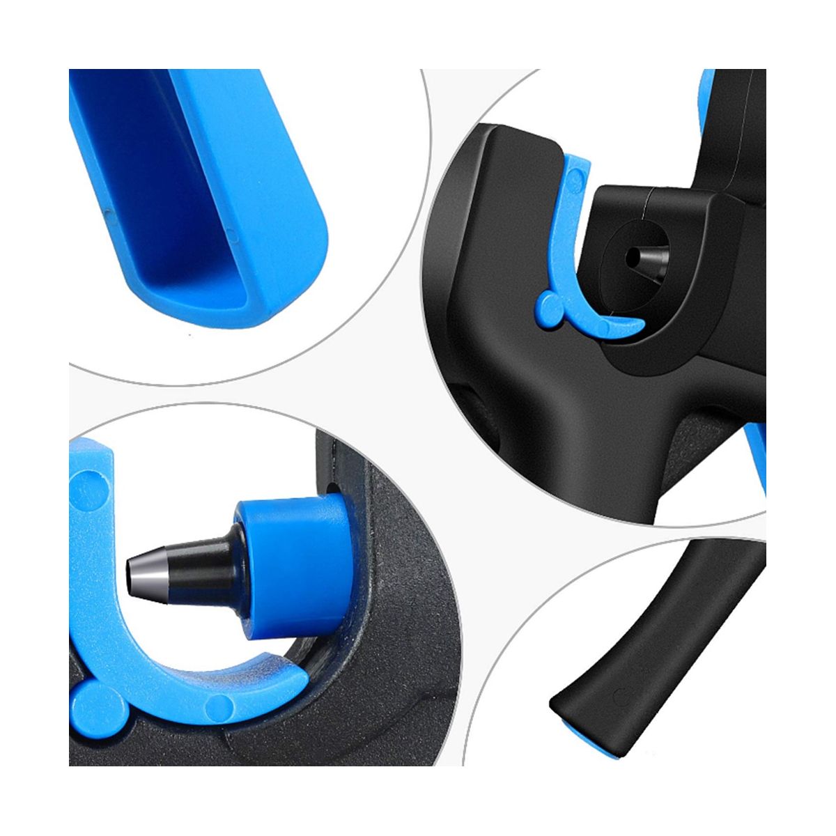 2Pcs Simple Blue Tube-Grip Hole Opener (4mm Grip)