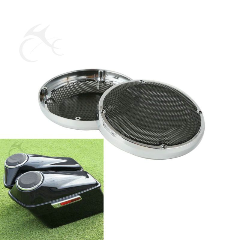 6.5" Saddlebag Lid Speaker Grill Cover Lower Vented Fairing