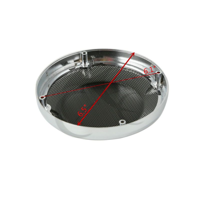 6.5" Saddlebag Lid Speaker Grill Cover Lower Vented Fairing