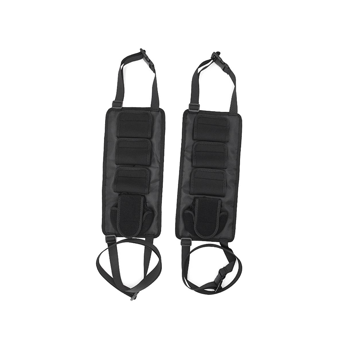 2Pcs Fishing Rod Holder for Car Backseat Portable Fishing Pole Tie Straps Rack Universal Bracket Fishing Tools