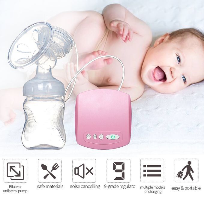 Electric Breast Milk Feeding Pump Baby Expressing Extractor