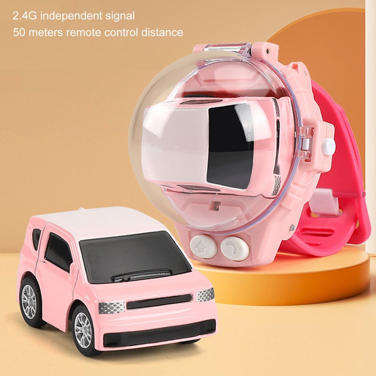 1 Set Remote Control Car Mini Remote Control Car Watch Toys A