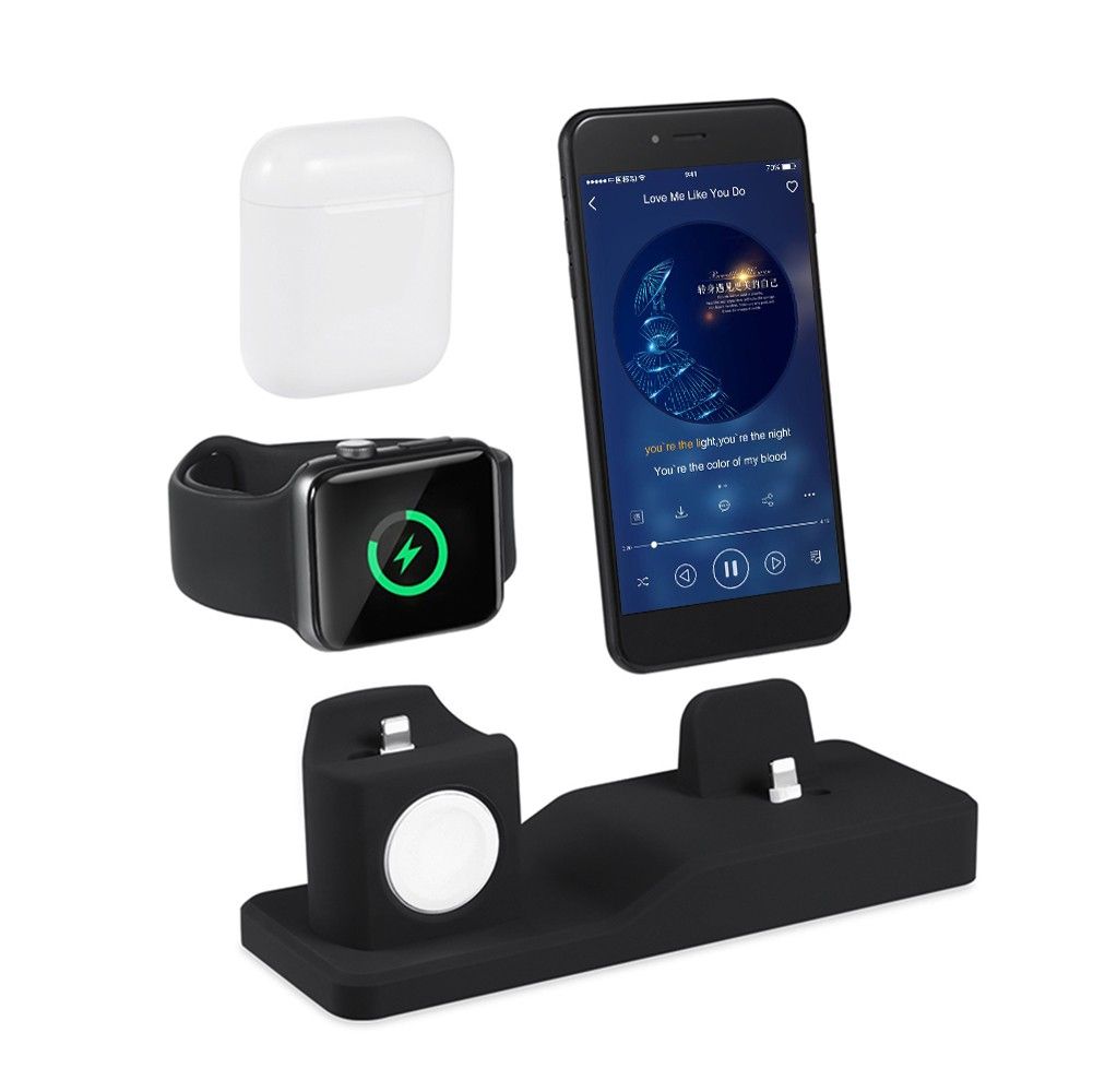 3-in-1 Silicone Stand Holder High-quality Charging Dock For