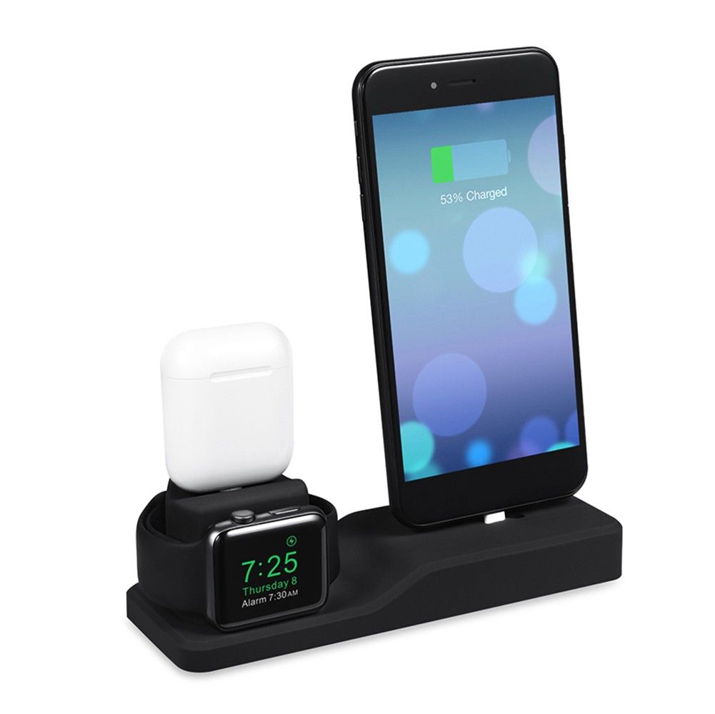 3-in-1 Silicone Stand Holder High-quality Charging Dock For