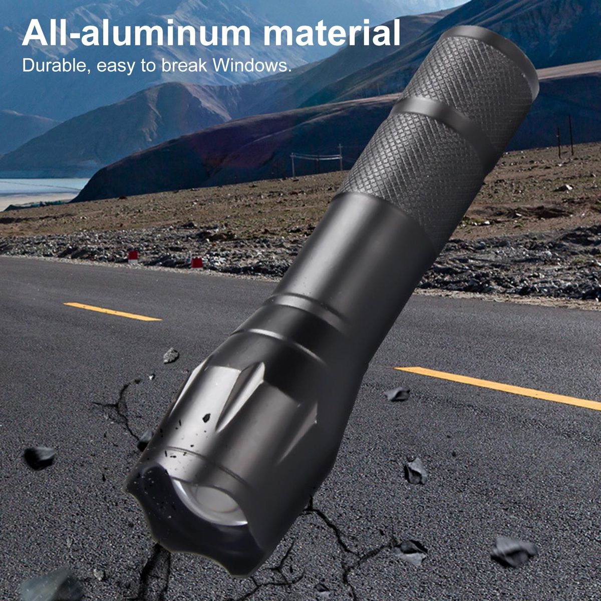 Camping Flashlight USB Charging LED Flashlight Camping Torchlight A